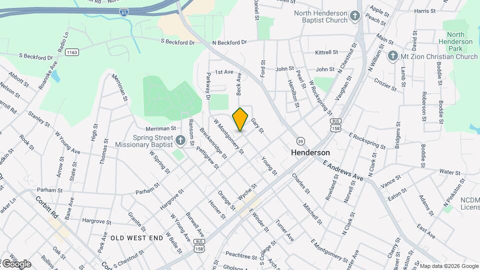 503 Young St Map and Location Details