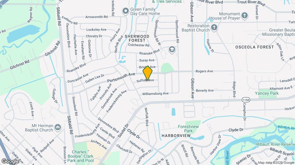 4638 Suffolk Ave Map and Location Details