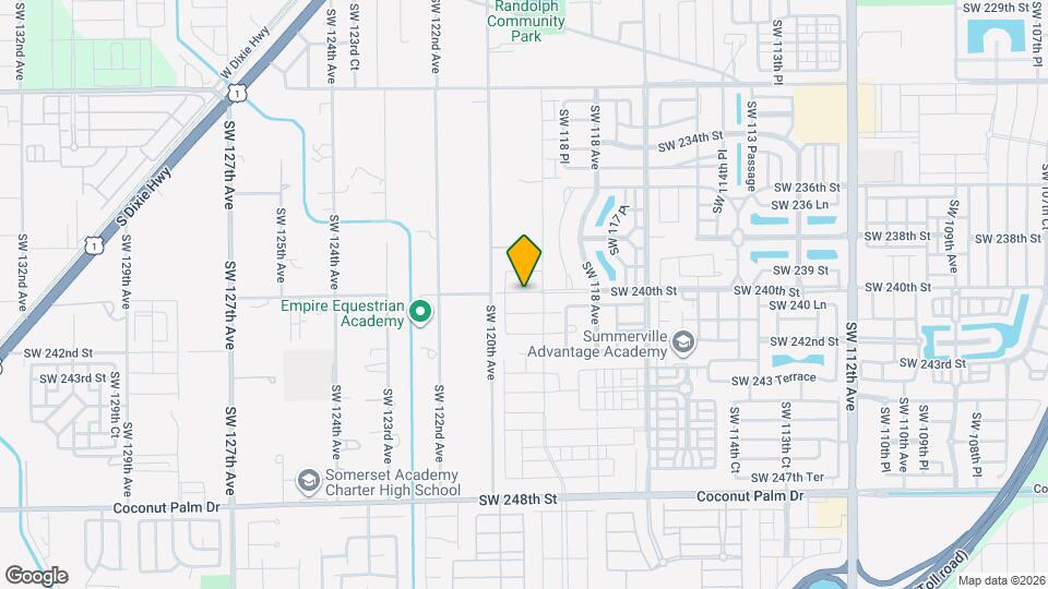 11936 SW 240th St Map and Location Details