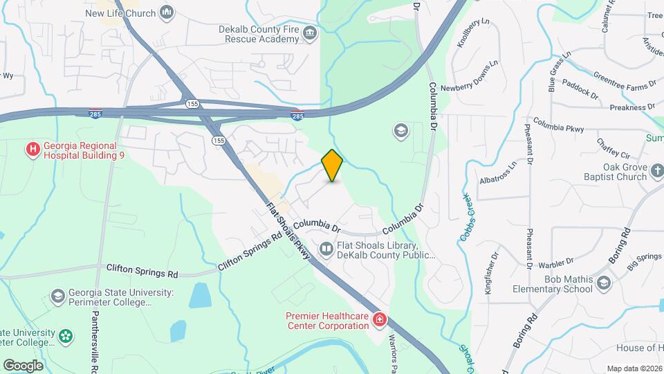 2896 Vining Ridge Terrace Map and Location Details