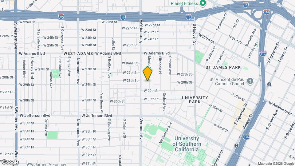 2803 Menlo Ave Map and Location Details