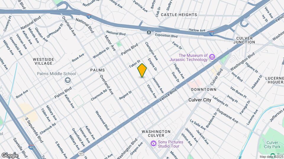 3675 Vinton Ave Map and Location Details