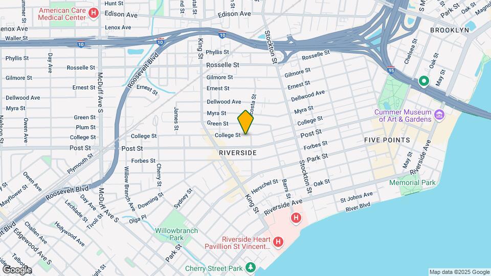 2614 College St Map and Location Details