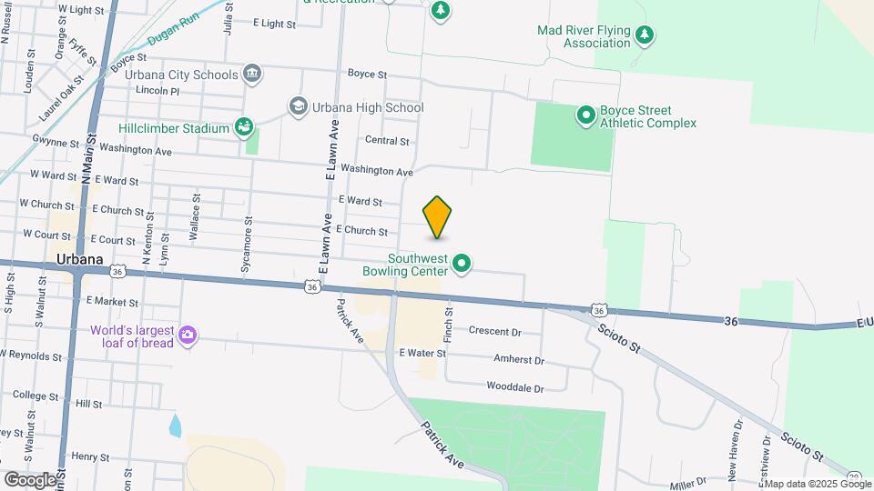 Urbana Court Apartments Map and Location Details