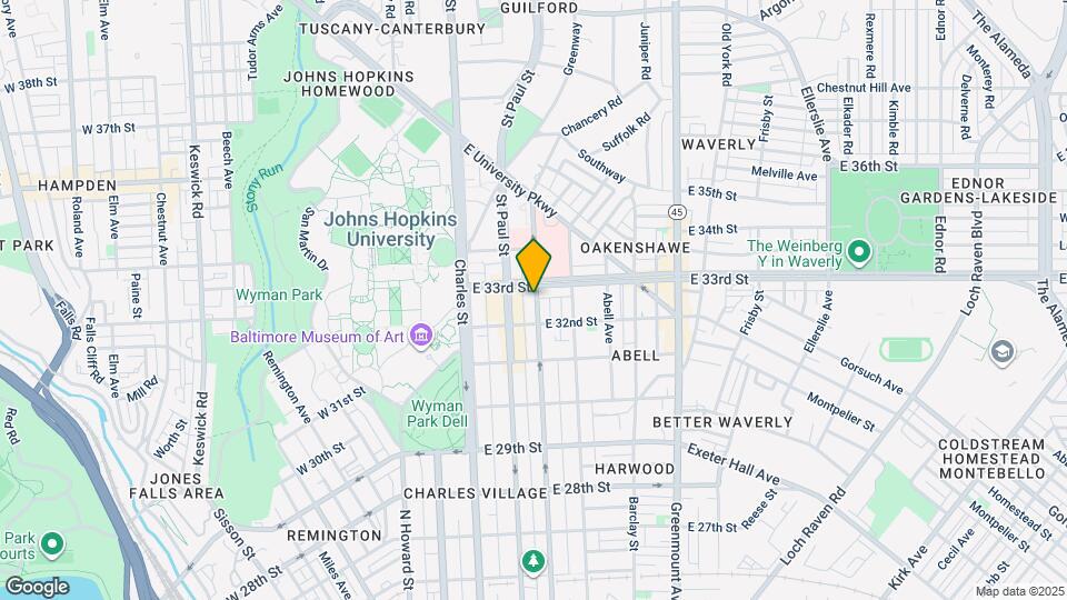 3212 N Calvert St Map and Location Details