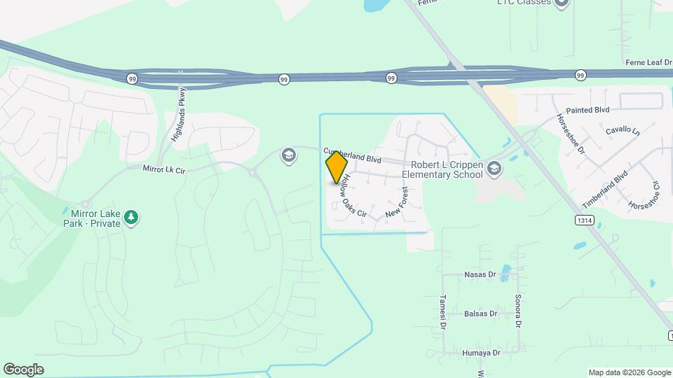 18154 Windy Oaks Ct Map and Location Details
