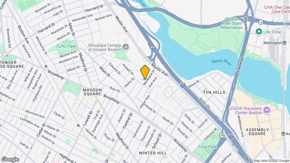 70 Moreland St Map and Location Details