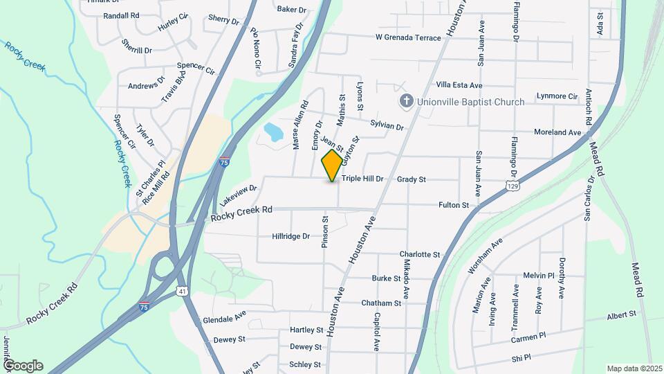 1156 Triple Hill Dr, Unit F Map and Location Details