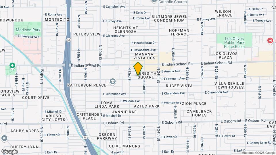 2226 E Fairmount Ave Mapa y Detalles de la Ubicación