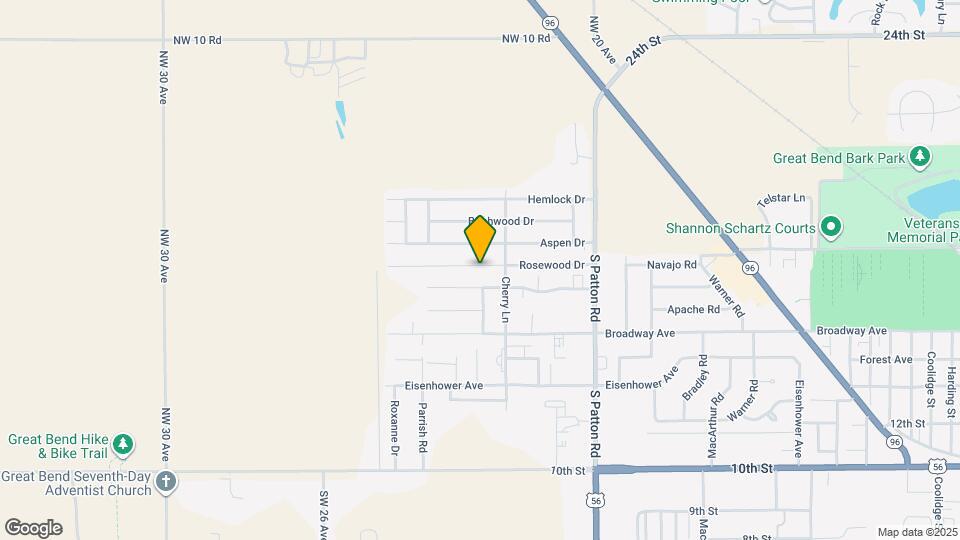 5919 Rosewood Dr Map and Location Details