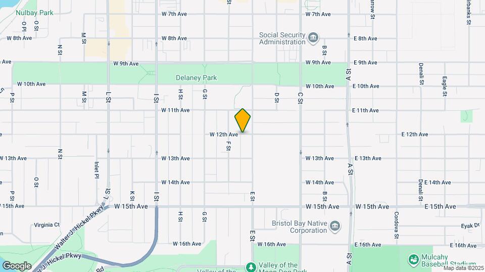 524 W 12th Ave Map and Location Details