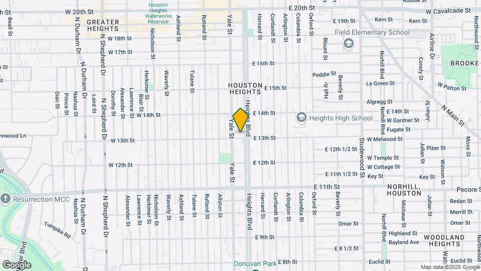 105 W 13th St Map and Location Details