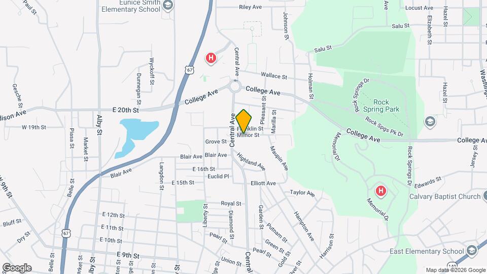 913 Milnor St Map and Location Details