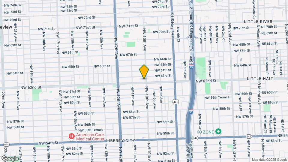 1001-1003 NW 62nd St Map and Location Details