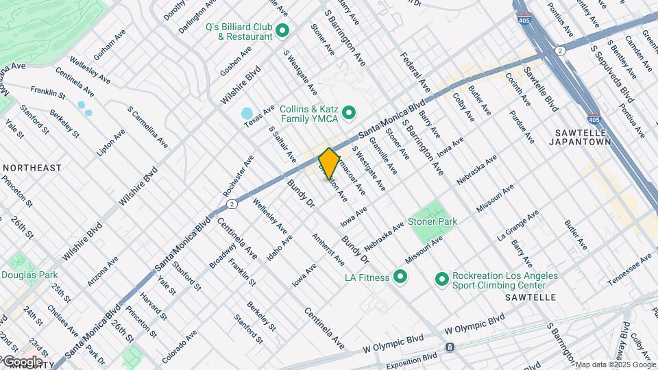 1545 Brockton Ave Map and Location Details