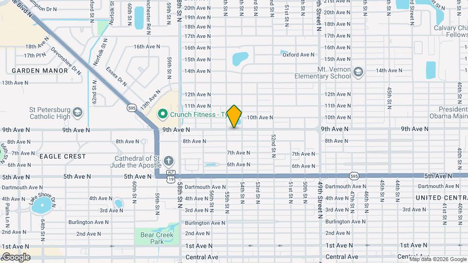 5434 9th Ave N Map and Location Details