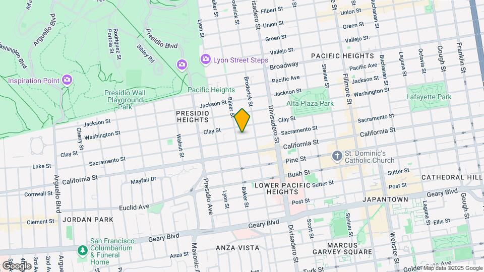 3064 Sacramento St Map and Location Details