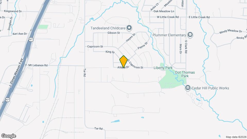 1428 Atkins St Map and Location Details