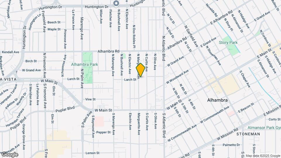 300 N Marguerita Ave Map and Location Details