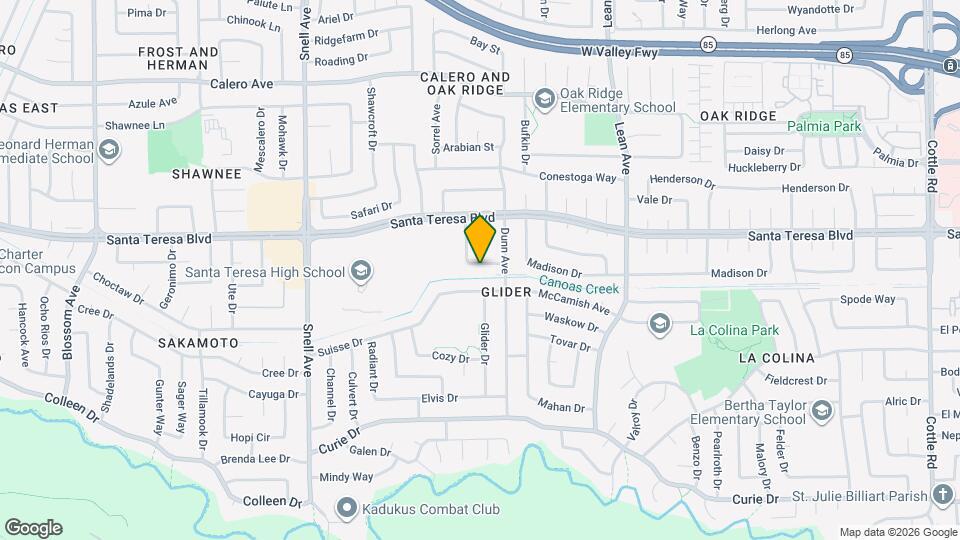 6137 Banner Dr Map and Location Details