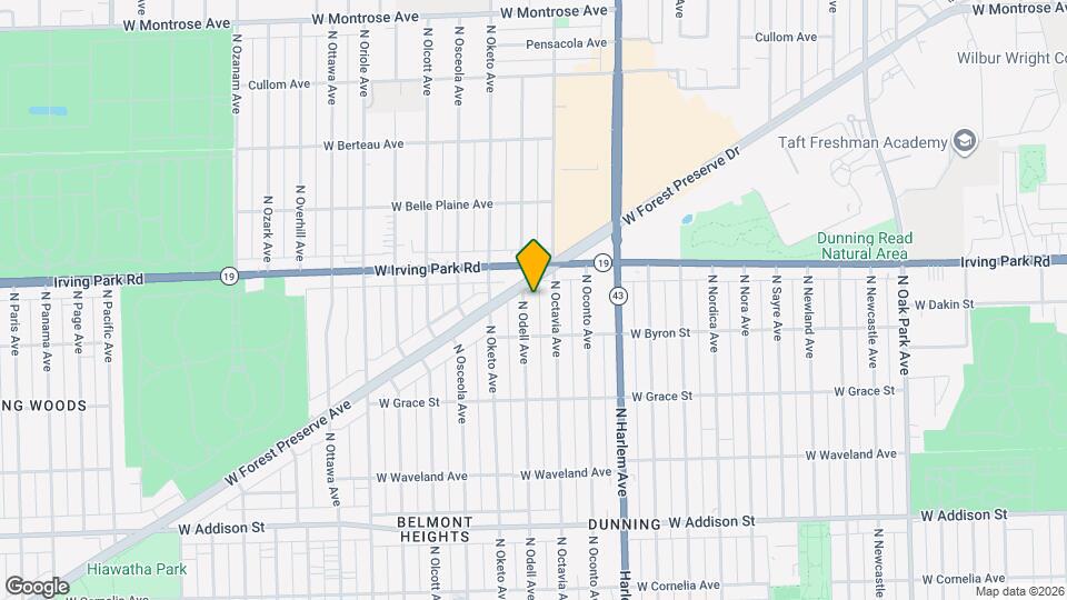 3935 N Odell Ave Mapa y Detalles de la Ubicación
