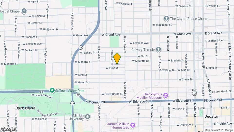 968 W View St Map and Location Details