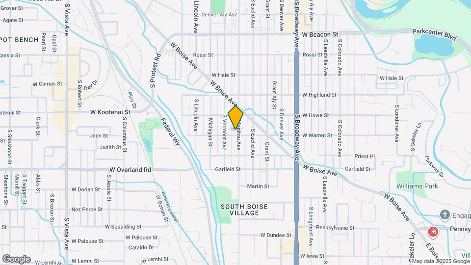 1629 S Manitou Ave Map and Location Details