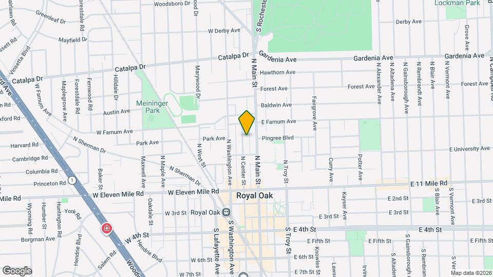 434 N Center St Map and Location Details