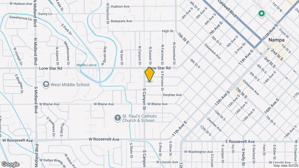 236 Shoshone Ave Map and Location Details