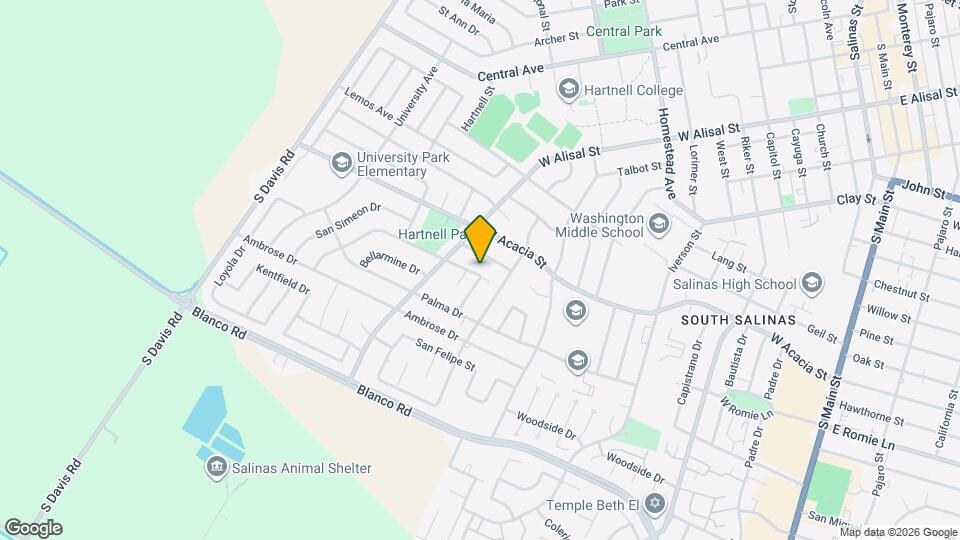 670 Carmelita Dr Map and Location Details