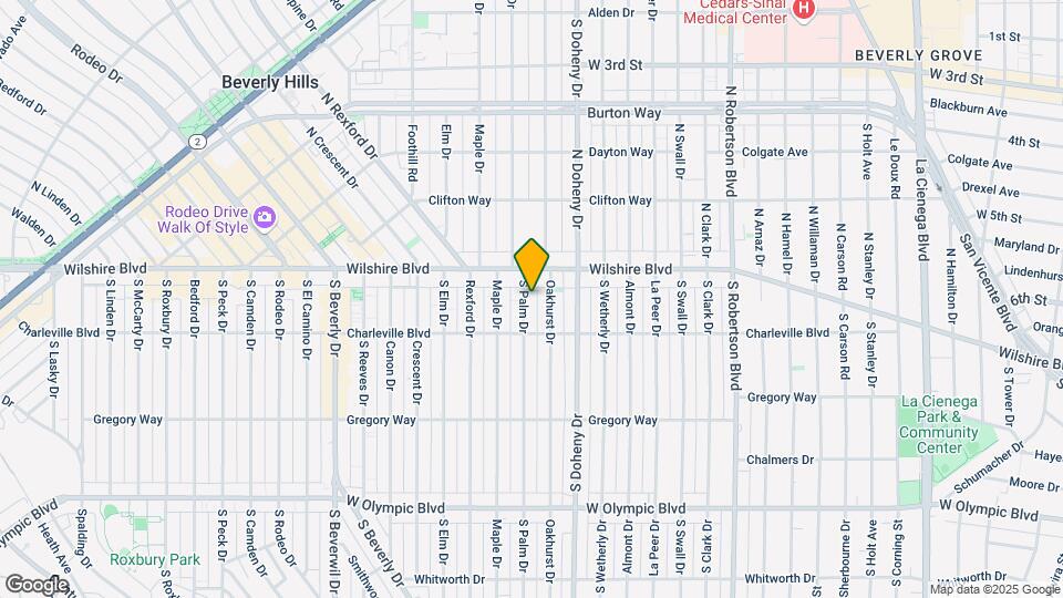 128 S Palm Dr Map and Location Details
