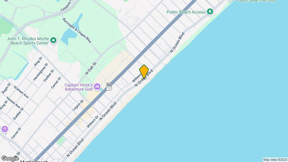 2600 N Ocean Blvd Map and Location Details