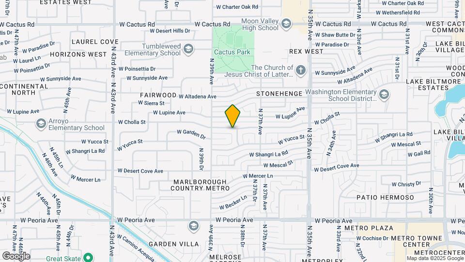 3809 W Cholla St Map and Location Details