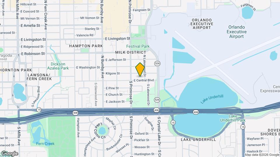 2909 E Central Blvd Map and Location Details