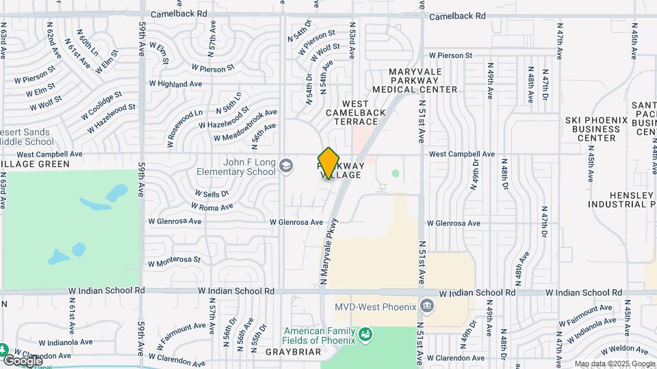 5318 W Turney Ave Map and Location Details