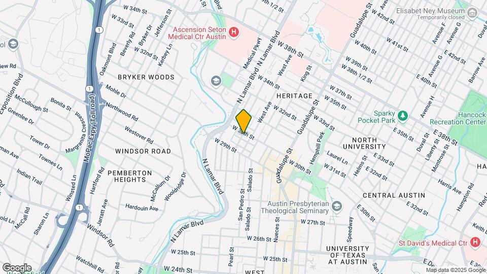 813 W 30th St Mapa y Detalles de la Ubicación
