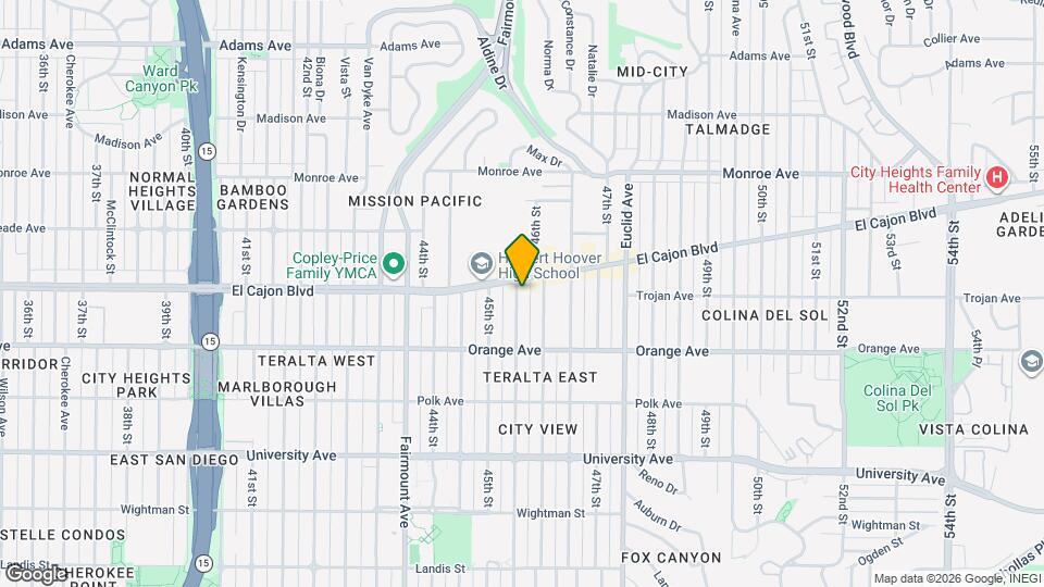 4275 Chamoune Ave Map and Location Details