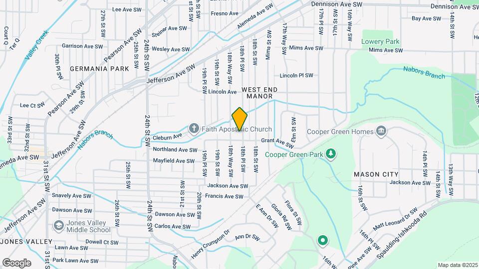 1536 18th Pl SW Map and Location Details