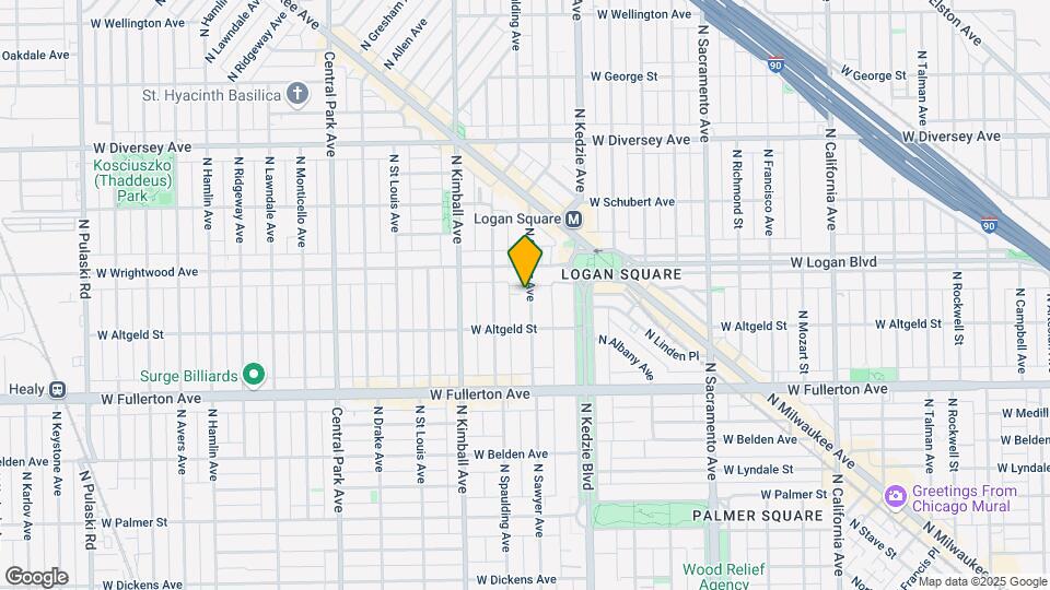 2530 N Sawyer Ave Map and Location Details