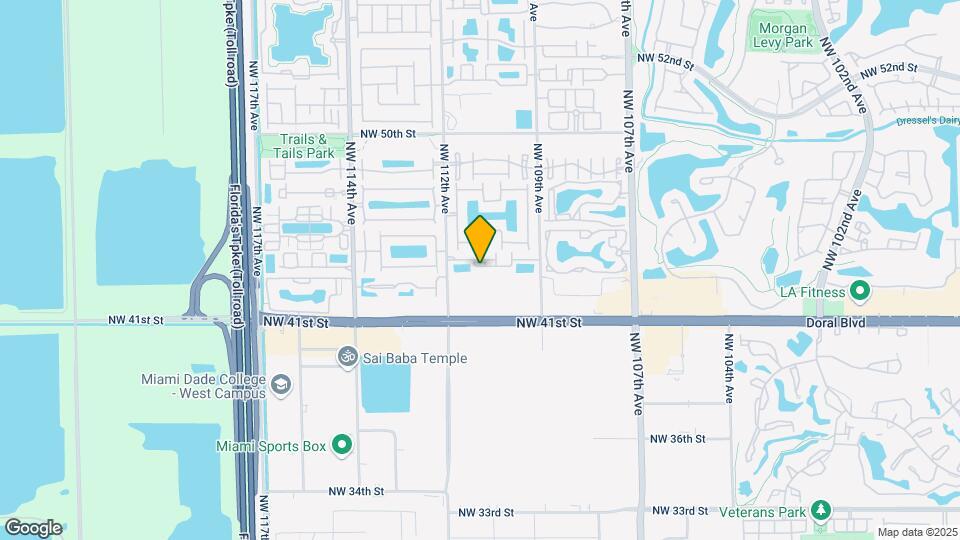 11034 NW 43rd Ter Map and Location Details