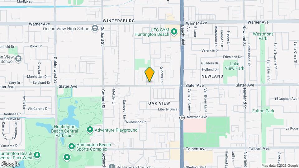 7731 Slater Ave, Unit 4 Map and Location Details