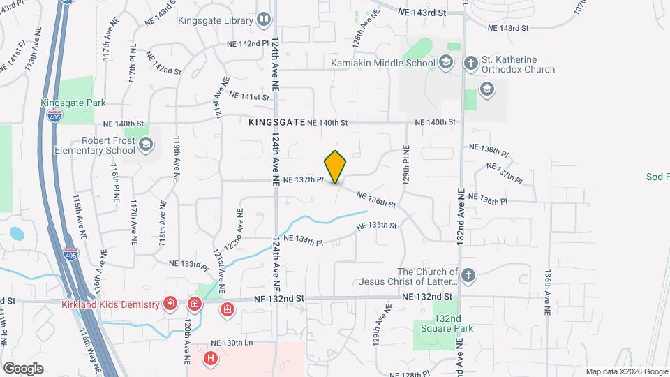 13551 127th Ave NE Mapa y Detalles de la Ubicación