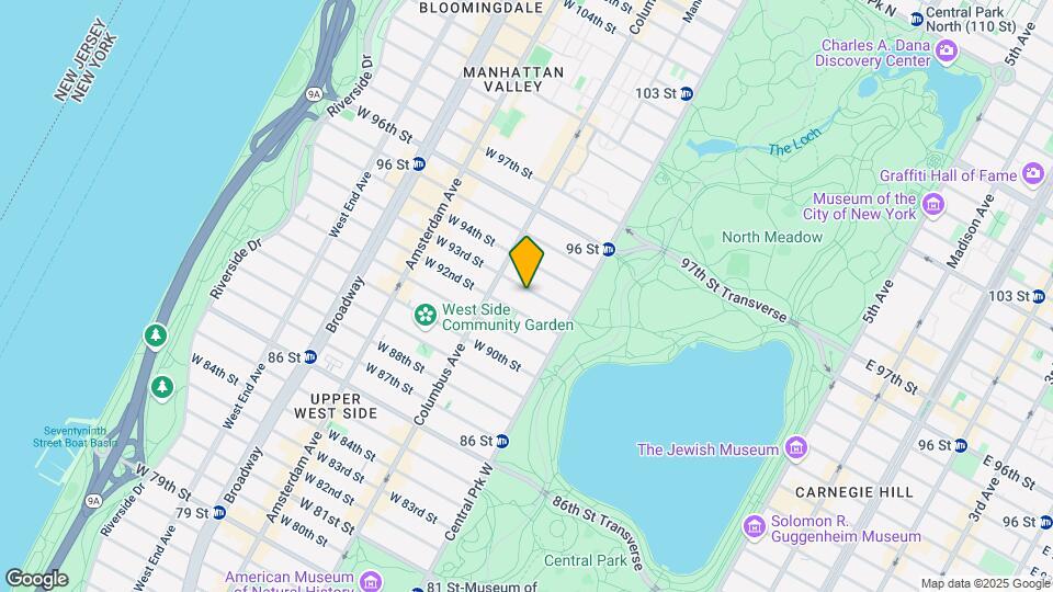 50 W 93rd St Map and Location Details