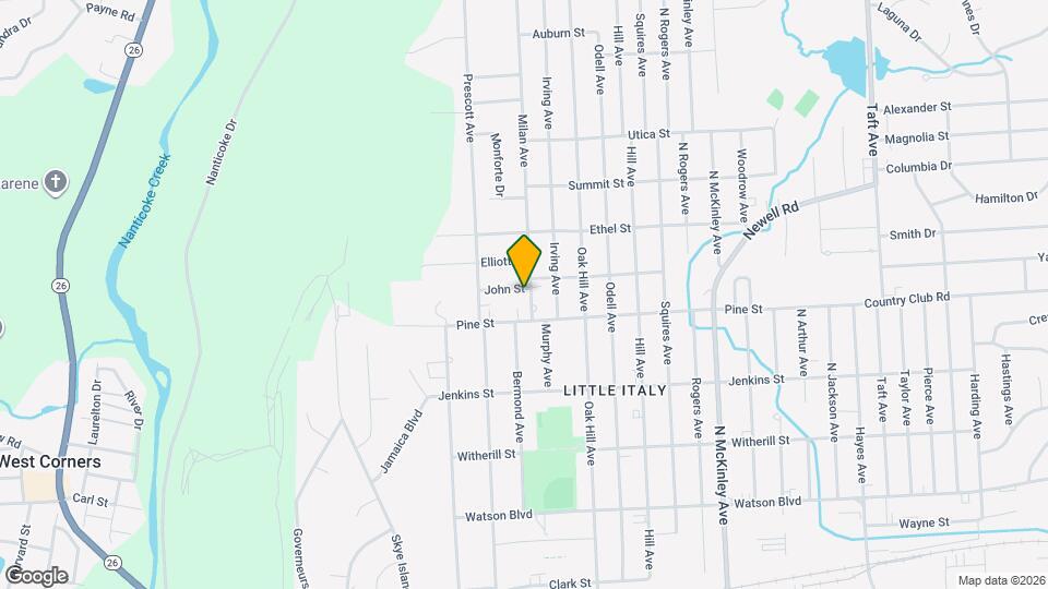 409 Milan Ave Map and Location Details