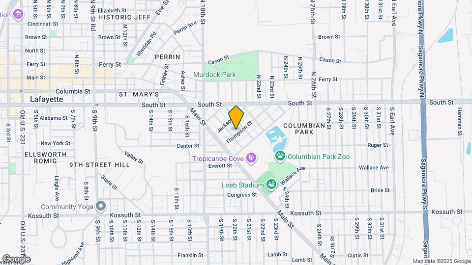 1808 Thompson St Map and Location Details