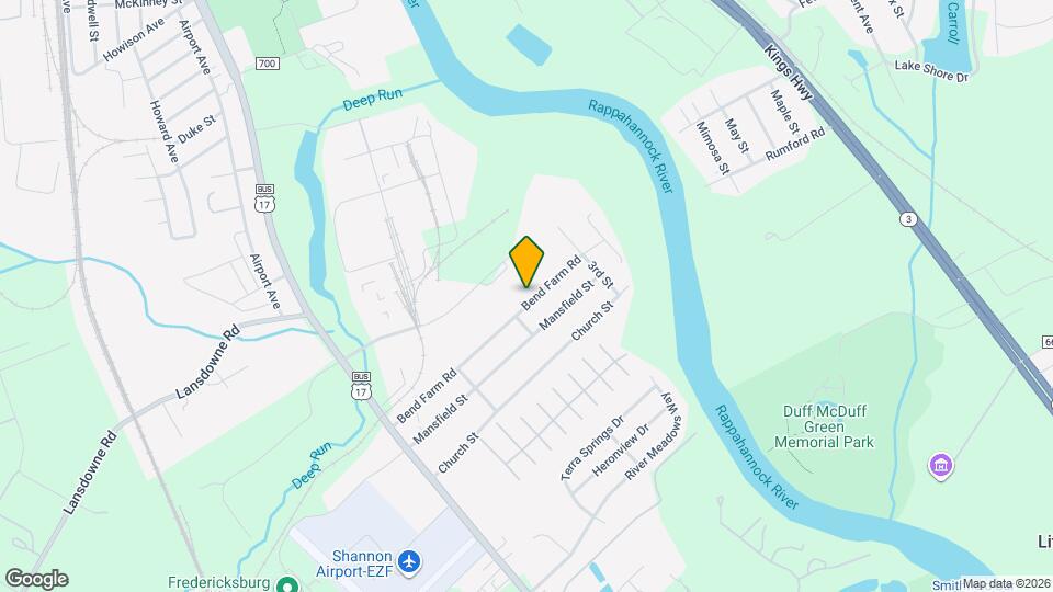 202 Bend Farm Rd Map and Location Details