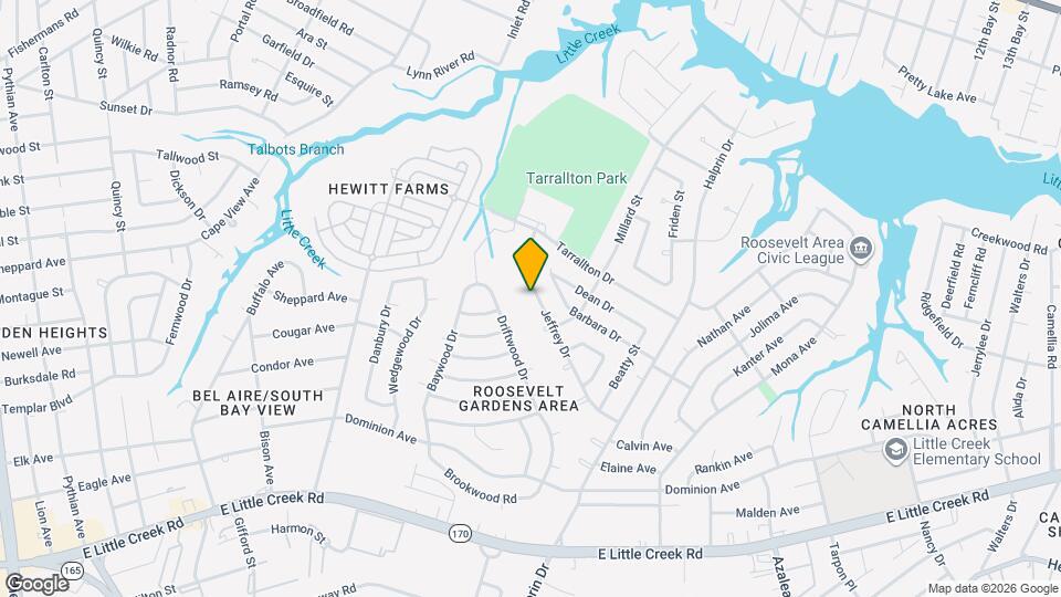 2141 Jeffrey Dr Map and Location Details