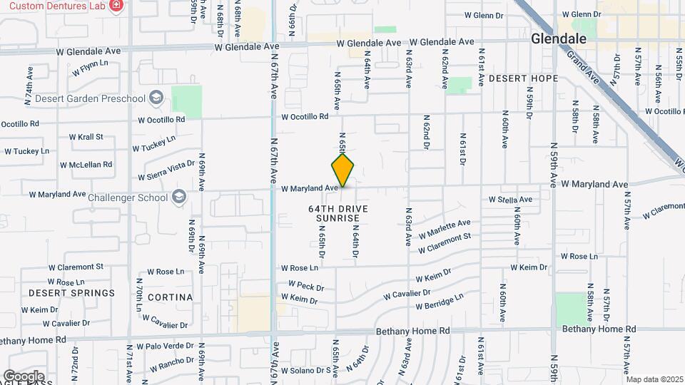 6445 W Maryland Ave Mapa y Detalles de la Ubicación