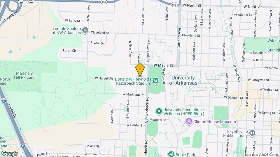 410 N Oliver Ave Map and Location Details