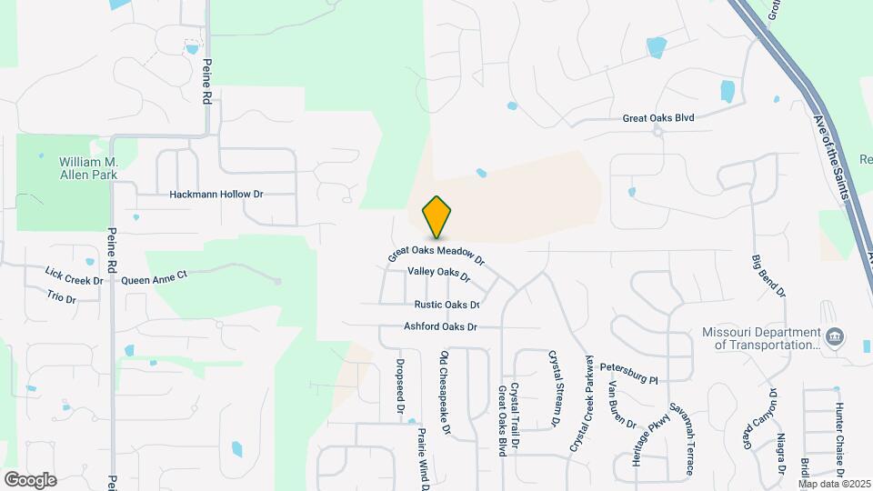 539 Great Oaks Meadow Dr Map and Location Details